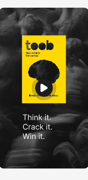 toob — Think it. Crack it. Win it.
